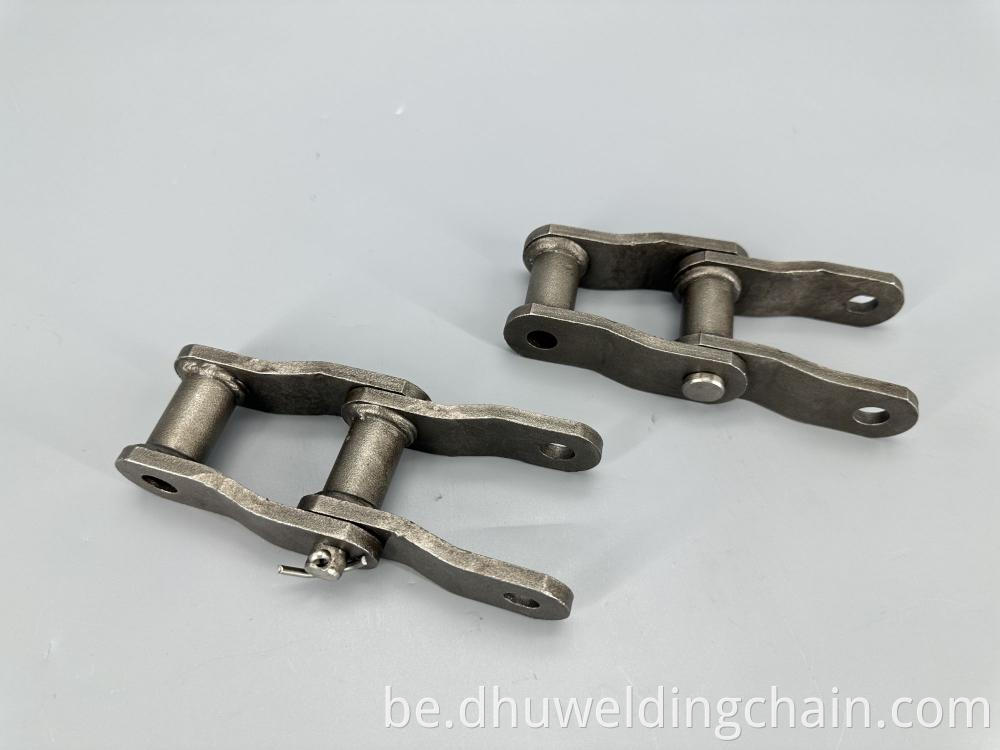 Heavy welded bending chain